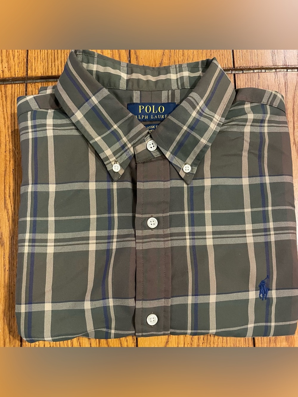 POLO Ralph Lauren Classic Fit, Performance button down long sleeve shirt, XL